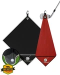 Keruike Magnetic Golf Towel Blackandred 2PACK. Fixed Price $34.99.