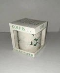 Gifts GALLERY/19TH Hole 'golf Is Humorous/joke Roll Of Toilet Paper. Fixed Price $6.99.
