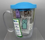Tervis Cat Double Walled Insulated Tumbler Travel Cup Cold Or Hot 16OZ Funny Mug. Fixed Price $14.87.