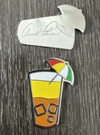 New Bay Hill Arnold Palmer Signature Drink Ice Tea Lemonade Golf Ball Marker. Fixed Price $25.99.