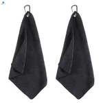 Bruislard 2 Pack Black Golf Towel With 11.8 X Inches,. Fixed Price $12.42.
