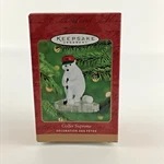 Hallmark Keepsake Ornament Polar Bear Golfer Supreme Handcrafted Vintage 2000. Fixed Price $14.41.