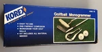 Korex Golf Ball Monogrammer Press Kit - Initals Stamper Set D3.2. Fixed Price $20.00.