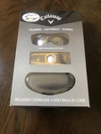 Callaway Gift Set Polarized Sunglasses Case, 3 Warbird 2.0 Golf Balls. Fixed Price $65.00.