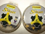 Champ Stinger Shoe Spikes 18 Pcs Black White Blue 32. Fixed Price $19.99.