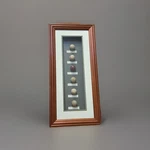 Pre-owned Shadow Box History Of Golf Evolution The Ball Framed Glass. Fixed Price $65.00.