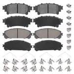Front & Rear Ceramic Brake Pads Set For Toyota Highlander (exc Hybrid) 2014-2.... Fixed Price $86.88.