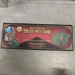 Toilet Golf Game Gag Gift Potty Putter Bathroom Ball Good Condition Open Box. Fixed Price $17.99.