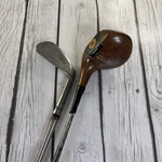 Vintage Golf Clubs Fairway Wood, Iron And Grips Rh Late 1930-1940 See Photos.. Fixed Price $48.99.