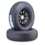 Rockman Trailer Tire Wheel ST205/75R15 10-PLY Hd 2400LBS 5X4.5 Black Mod Rim. Fixed Price $290.98.