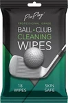 Proplay Ball & Club Cleaning Wipes Powerful Cleaner Removes Dirt, Grass, An.... Fixed Price $8.99.
