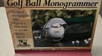 Golf Ball Monogrammer Clubhouse Collection Box 3 Initials New. Fixed Price $8.00.