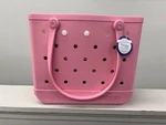 Bogg Bag Baby Tote 15IN X 13IN 5.25IN Blowing Pink Bubbles New. Fixed Price $47.99.