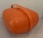 Vtg Pic-nic-pac Caddy With Accessories Mcm 6X9 Nesting Plastic Dinnerware Set. Fixed Price $22.48.