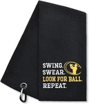Hafhue Swing Swear Look For Golf Towel, Grandpa Dad 23.6 X 15.7 In,. Fixed Price $23.99.