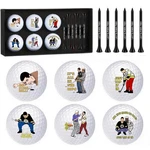 Artpreti 13 Funny Golf 42MM, White- 6PCS BALLS-G1. Fixed Price $21.99.