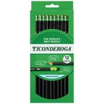 Ticonderoga Wood-cased Pencils, Unsharpened, #2 12 Count (pack Of 1), Black. Fixed Price $5.39.