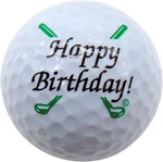 Happy Birthday Ball Novelty Golfer Present For The Top Pop. Fixed Price $6.94.