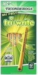 Ticonderoga My First Tri-write Wood-cased Pencils, Unsharpened, No Erasers. Fixed Price $20.77.