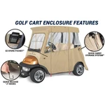 Eevelle Greenline Drivable 2 Person Golf Cart Enclosure For Club Precedent. Fixed Price $125.00.
