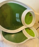 Golf Theme Lunch Plate Serving Tray Melamine Set Of 4 12X8. Fixed Price $42.00.