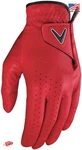Callaway Opti Color Golf Glove Medium Left Hand Cardinal Leather Adjustable. Fixed Price $36.99.