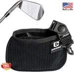 Club Scrub Mini Black Waterproof Golf Ball Cleaning Bag Face Tec. Fixed Price $32.99.
