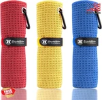 Handy Picks Microfiber Golf Towel 16X16 Waffle Pattern Carabiner Clip Pack 3. Fixed Price $23.99.