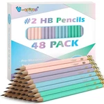 V-opitos Wood-cased #2 Hb Pencils, 1 Count (pack Of 48), Black. Fixed Price $14.76.