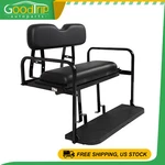 Rear Flip Seat For Ezgo Txt Golf Carts 1994.5 & Up Freedom Black Cushions. Fixed Price $320.43.