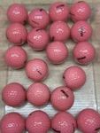 Dz Pink Color Crystal Golf Balls 24 Lot Lady. Fixed Price $23.99.