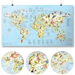 Awesome Maps Illustrated, Matte Finish, The World Of Golfing - New. Fixed Price $41.56.