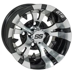 Golf Cart Gtw 10X7 Machined Black Vampire Wheel 3:4 Offset 4/4 Pattern. Fixed Price $111.95.