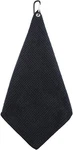 Quacc Premium Golf Towel With Carabiner Clip Absorbent Small, Black. Fixed Price $12.99.