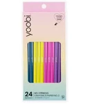 Yoobi Blue Yellow Pink & Purple (24-COUNT) Pre-sharpened No. Pencils.. Fixed Price $6.99.