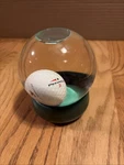 Pre-owned Golf Ball Tee Water Snow Globe Brain Teaser Challenge Game Paperweight. Fixed Price $15.00.