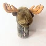 Moose Head With Antlers Elk Golf Club Cover Daphnes #1 Wood Driver Brown. Fixed Price $24.95.