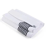 E9 Golf Caddy Towel 22" 44" Extra-large Size, White Black Stripes. Fixed Price $36.64.