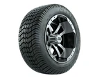 Set Of 4 Gtw 12" Machined/black Golf Cart Wheels On 19" Classic Street Tires. Fixed Price $645.99.