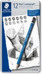 Staedtler Mars Lumograph Art Drawing Pencils, 12 Pack Graphite Metal. Fixed Price $23.69.