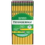 Ticonderoga Wood-cased Pencils, Unsharpened, 72 Count (pack Of 1), Yellow. Fixed Price $19.91.