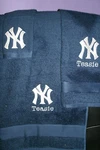 Yankees Personalized 3 Piece Bath Towel Set Baseball Any Team & Color. Fixed Price $28.00.