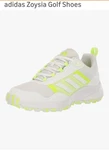 Adidas Zoysia Women's Golf Shoes White Yellow Rubber Cleats Top. Fixed Price $36.00.