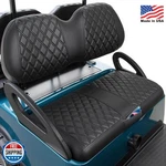 Leapgomax Club Car Precedent Seat Covers Diamond Black Vinyl Leather Front Rear. Fixed Price $86.99.