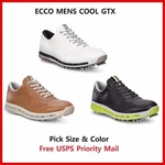 New Ecco Cool Gtx Mens Golf Shoes Spike Eu 39 40 41 42 43 44 White Black Camel. Fixed Price $199.00.