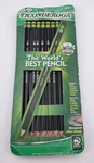 Vintage Dixon Ticonderoga Wood-cased #2 Pencils, Pre-sharpened, Box Of 10 Black. Fixed Price $11.99.