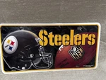 Nfl Pittsburgh Steelers Metal License Plate Holder. Fixed Price $14.99.
