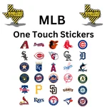 Mlb One Touch Stickers - 45 Premium Vinyl Pick Your Team. Fixed Price $5.00.