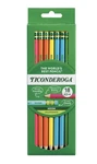 Ticonderoga 18 Ct. Neon Color Standard Wood #2 Hb Pencils Pre-sharpened Eraser. Fixed Price $5.25.