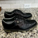 Footjoy Dryjoys Golf Shoes Black Brown Leather 53701 Mens Size 10. Fixed Price $55.00.
